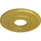 Ekena Millwork Bradford Ceiling Medallion (Fits Canopies up to 6 5/8"), 12 1/2"OD x 3 7/8"ID x 3/4"P, Rich Gold CM12BRRGS - alternate 3